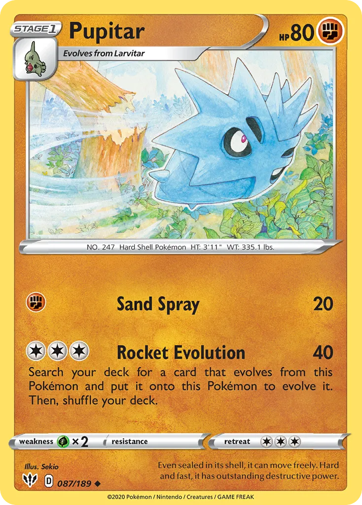 Pupitar card image