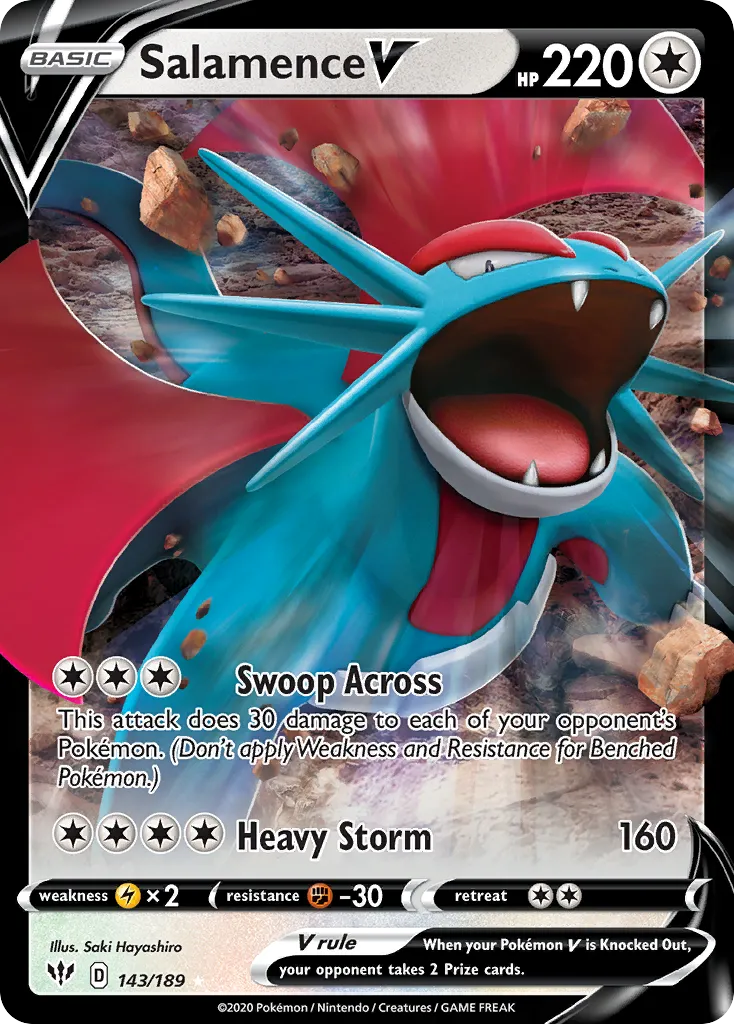 Salamence V card image