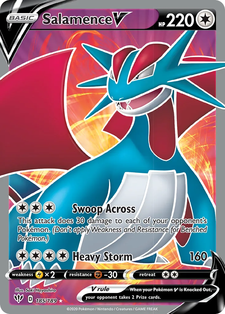 Salamence V card image