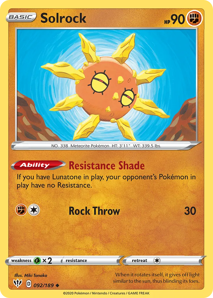 Solrock card image