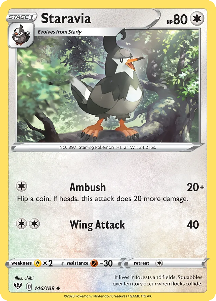 Staravia card image