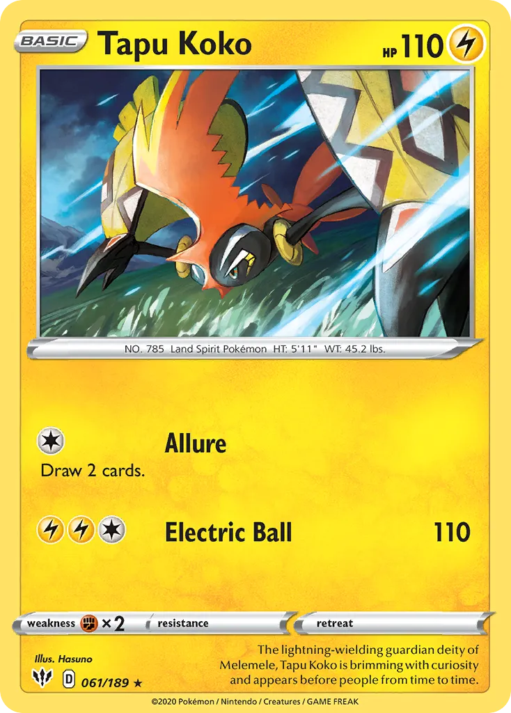 Tapu Koko card image
