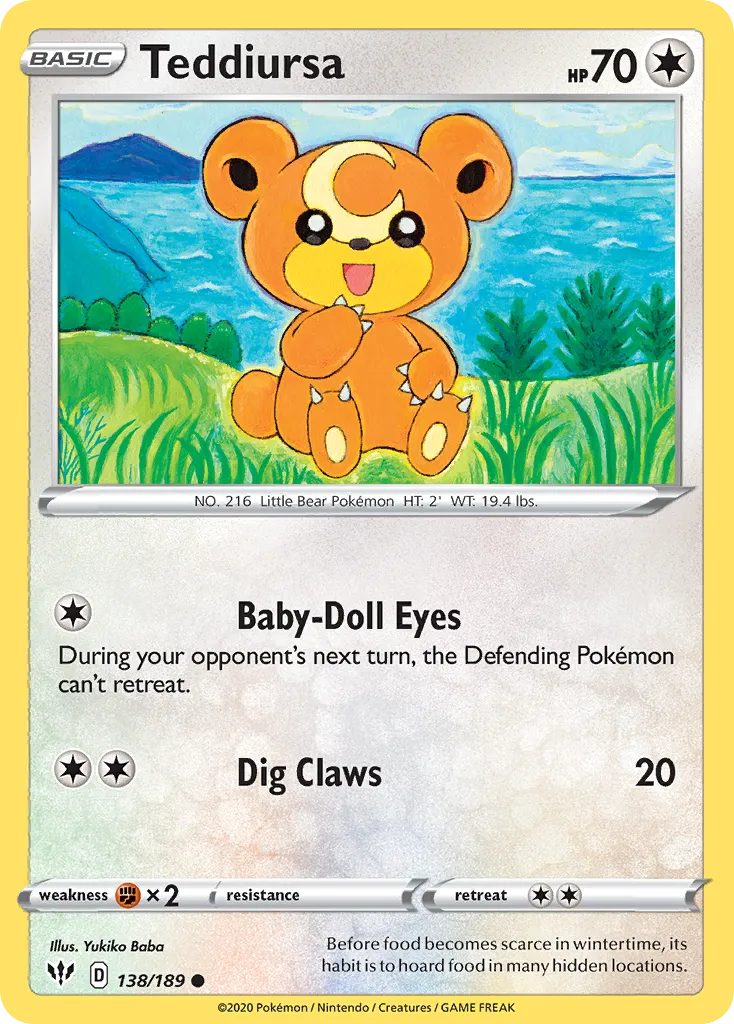 Teddiursa card image