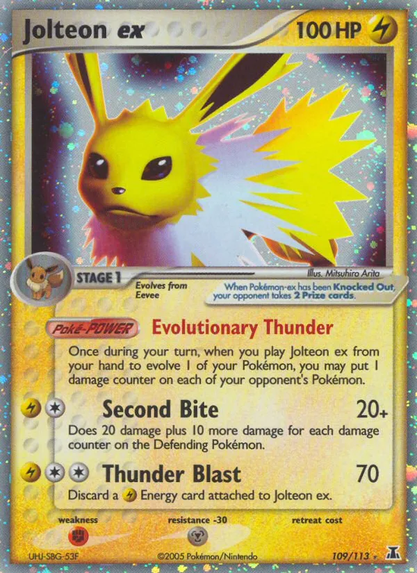 Jolteon ex card image