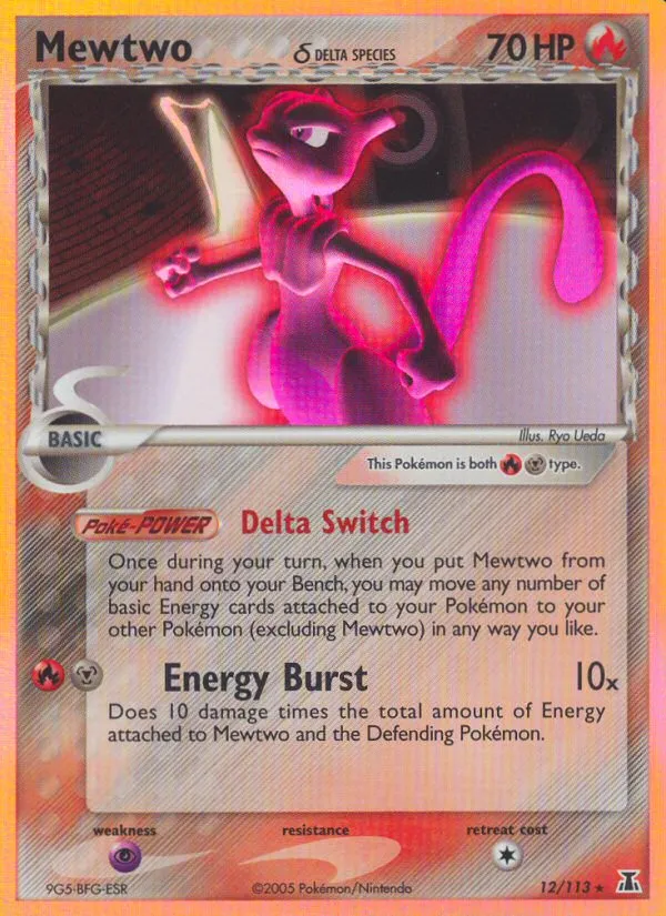 Mewtwo (Delta Species) #12 card image