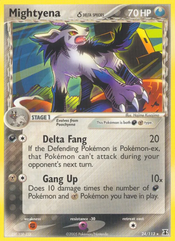 Mightyena (Delta Species) card image