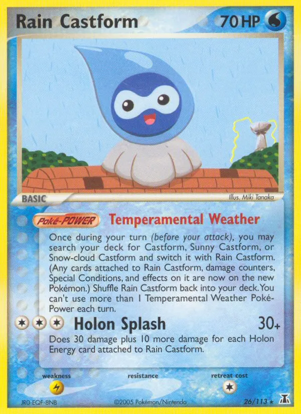 Rain Castform card image