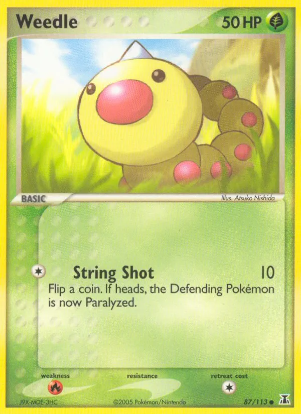 Weedle card image