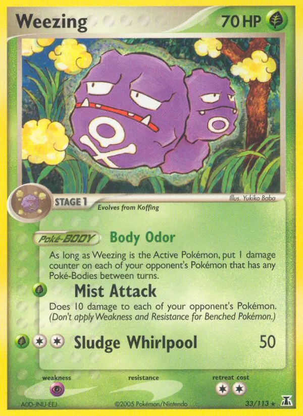 Weezing card image
