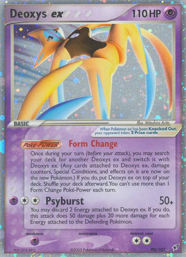 Deoxys ex #98 card image