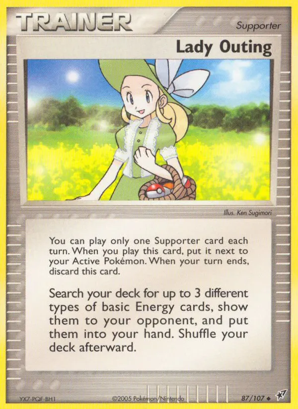 Lady Outing card image