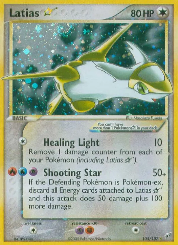 Latias Star #105 card image