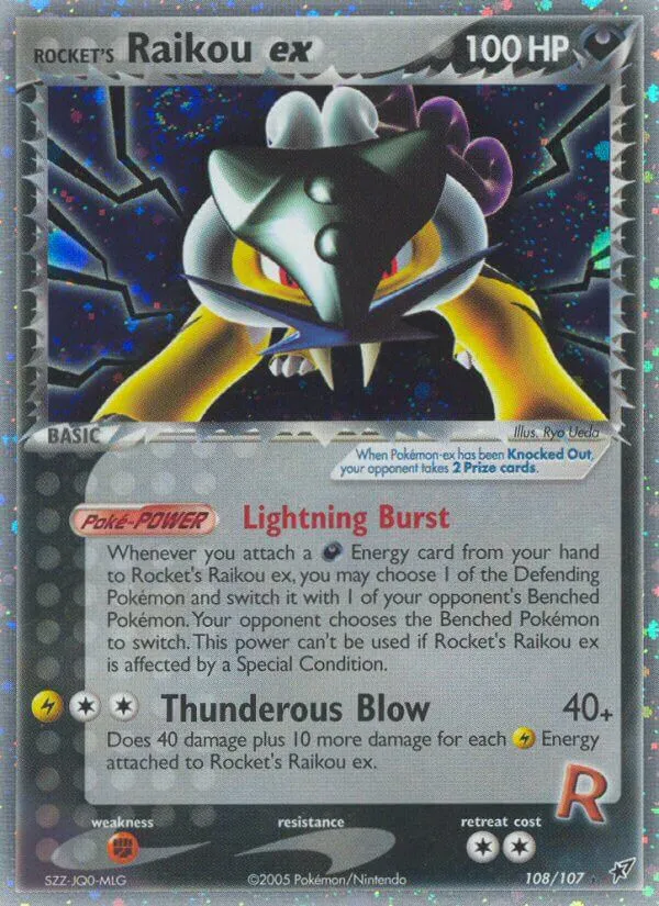 Rocket's Raikou ex #108 card image