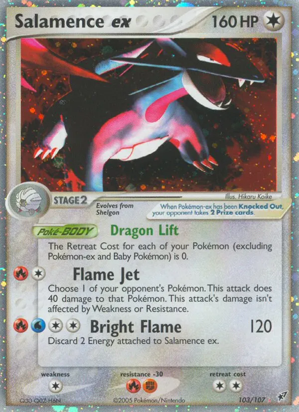 Salamence ex #103 card image
