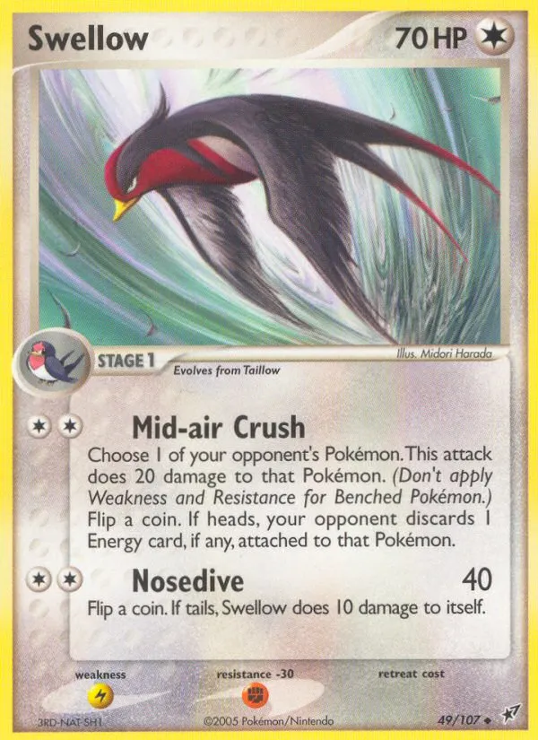 Swellow card image