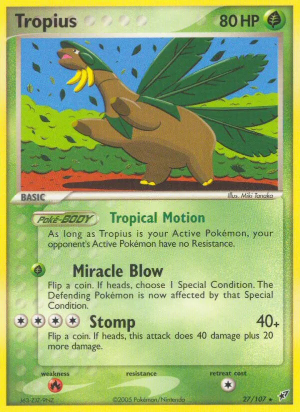 Tropius card image