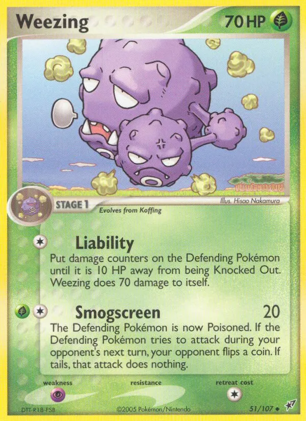 Weezing card image