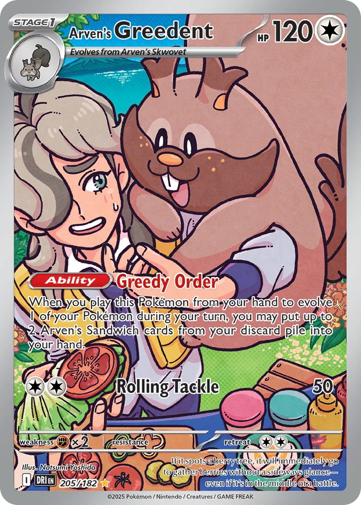 Arven's Greedent card image