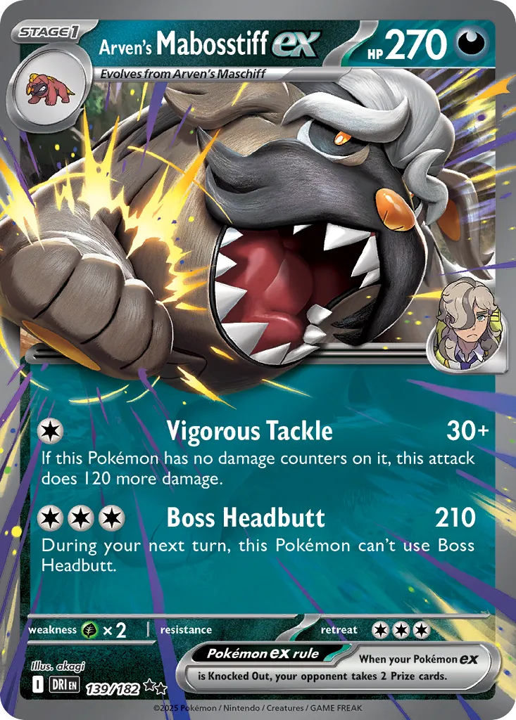 Arven's Mabosstiff ex card image