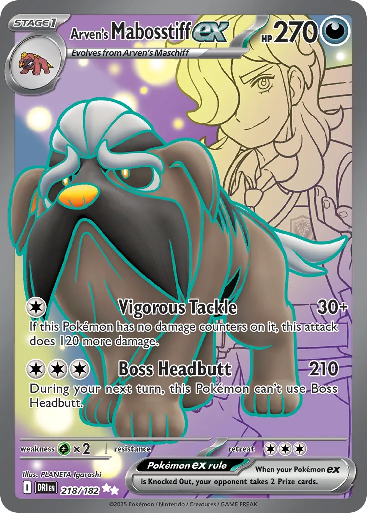 Arven's Mabosstiff ex card image