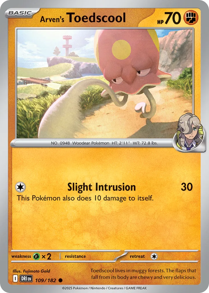 Arven's Toedscool card image