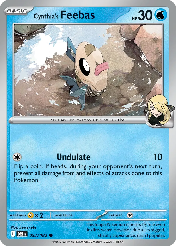 Cynthia's Feebas card image