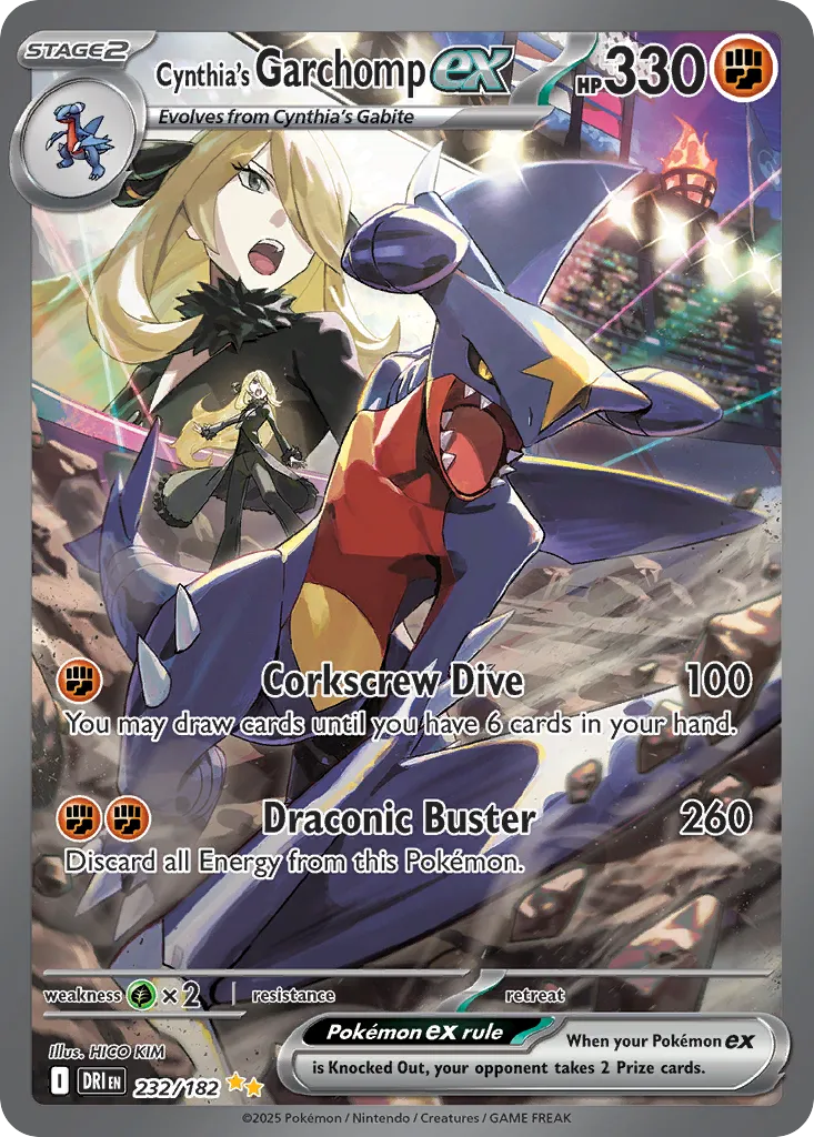 Cynthia's Garchomp ex #232 card image