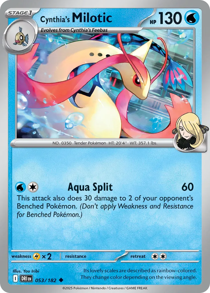 Cynthia's Milotic card image