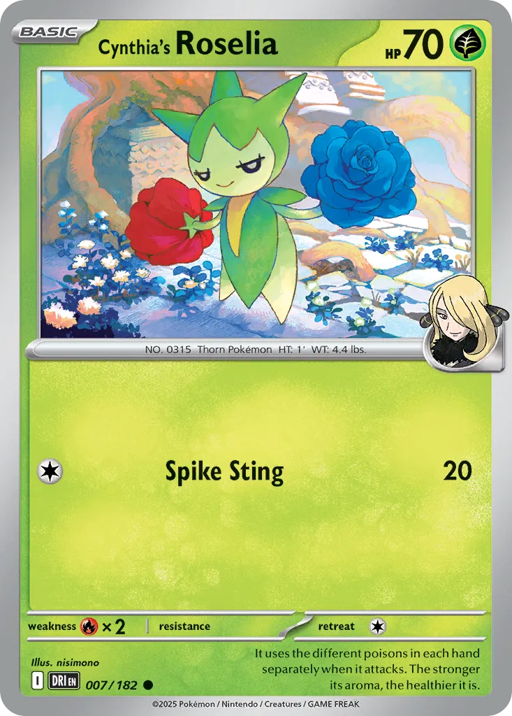 Cynthia's Roselia card image