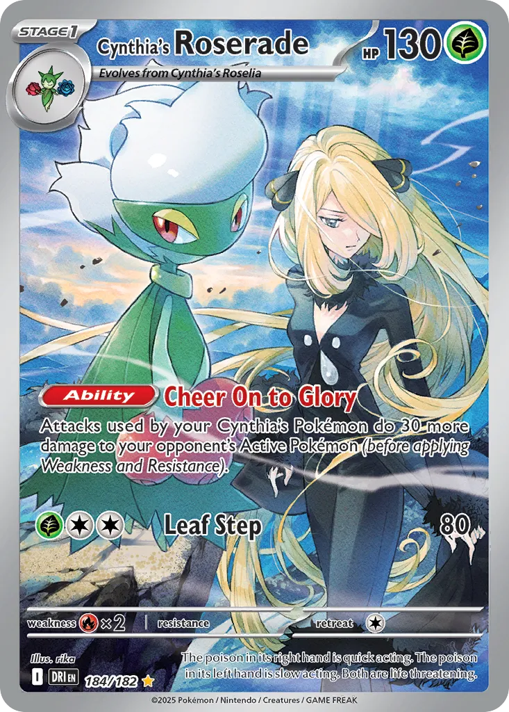 Cynthia's Roserade card image