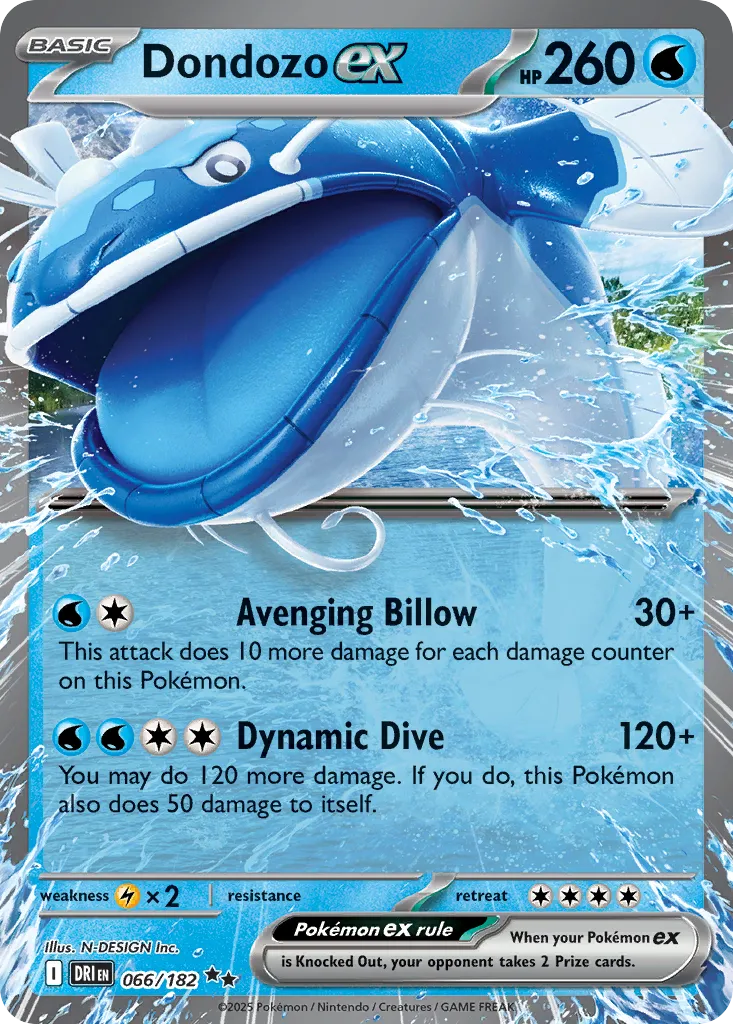 Dondozo ex card image