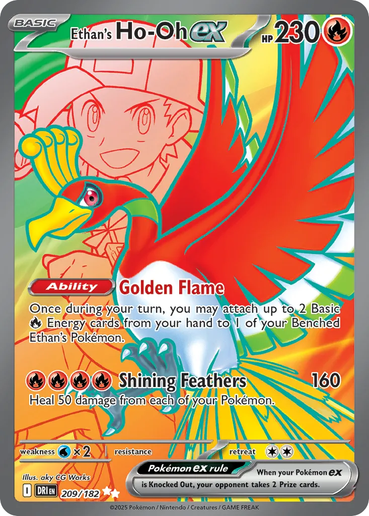 Ethan's Ho-Oh ex card image