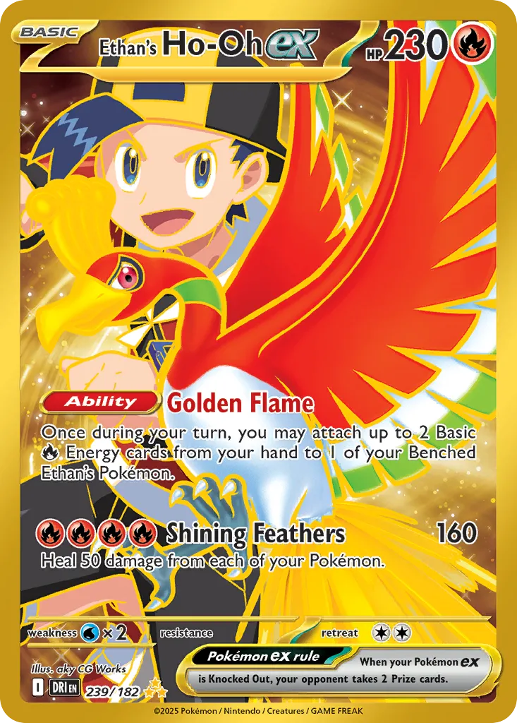 Ethan's Ho-Oh ex card image