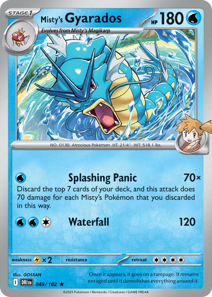 Misty's Gyarados card image