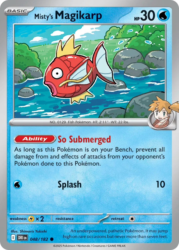 Misty's Magikarp card image