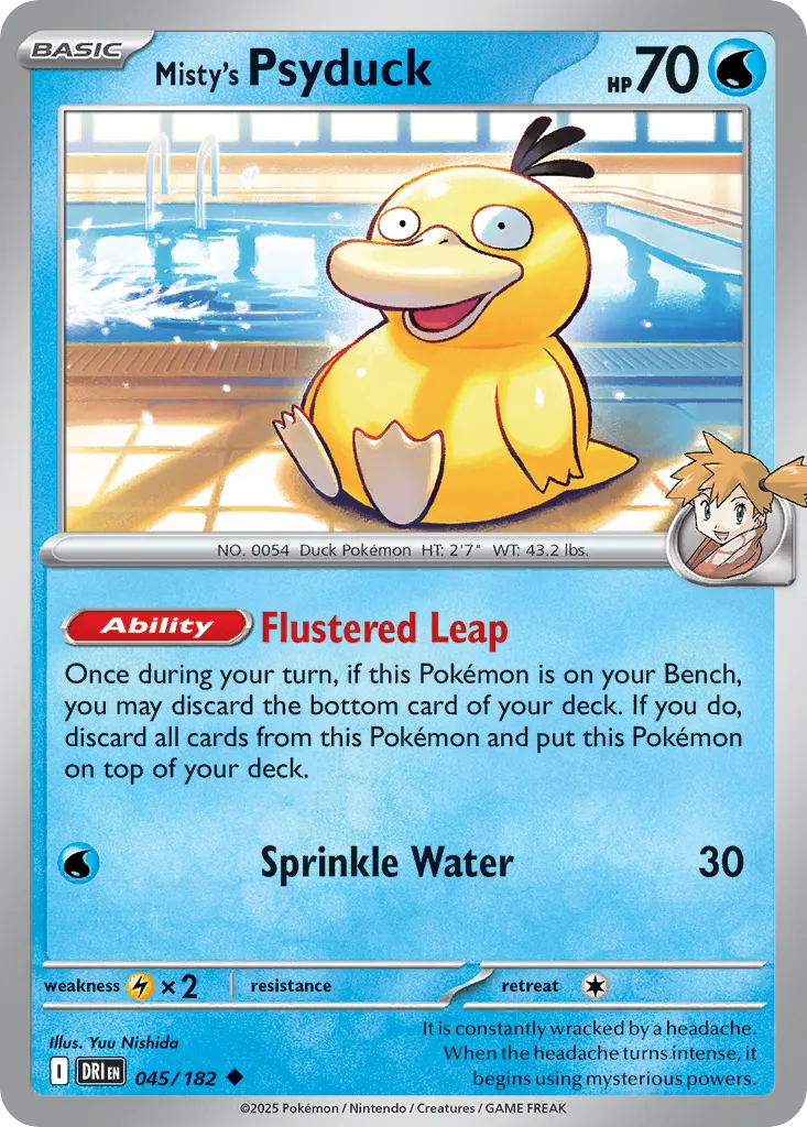 Misty's Psyduck card image