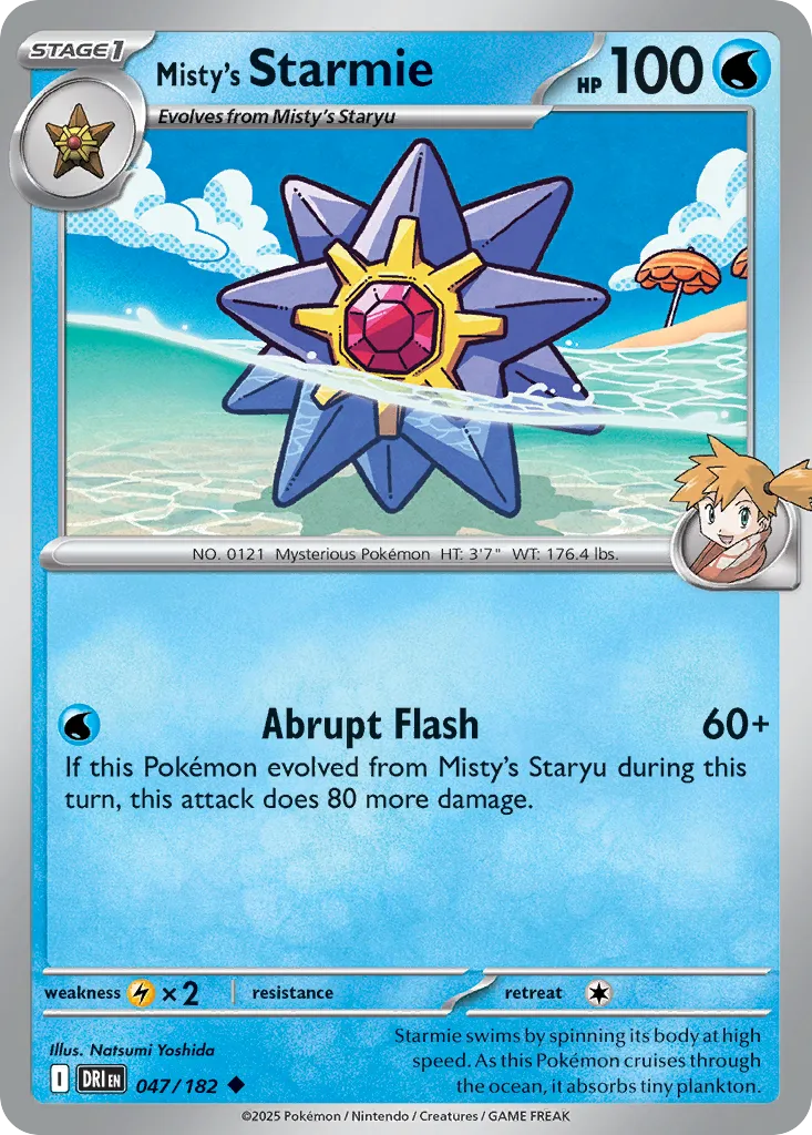 Misty's Starmie card image