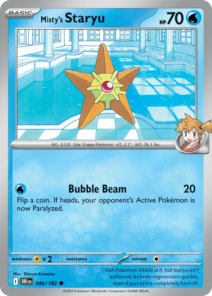 Misty's Staryu card image