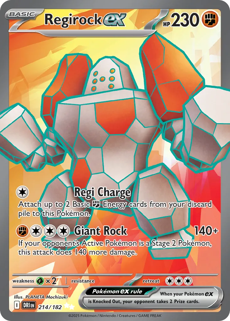 Regirock ex card image