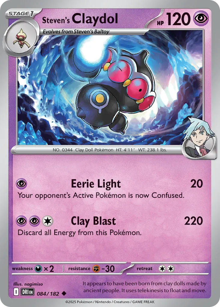 Steven's Claydol card image