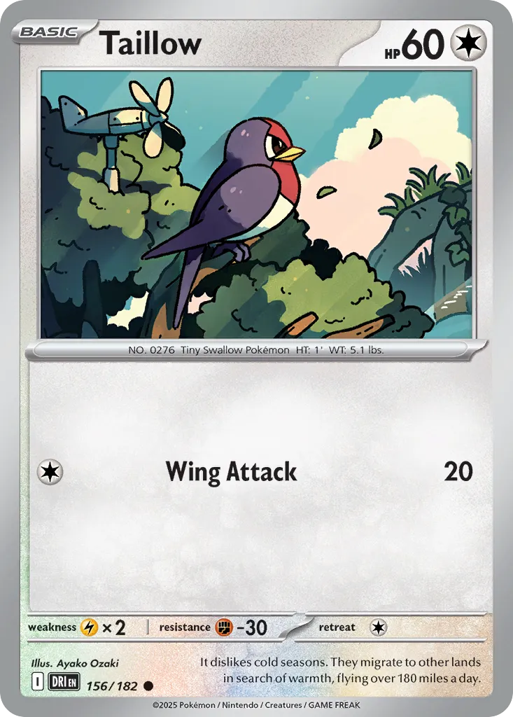 Taillow card image