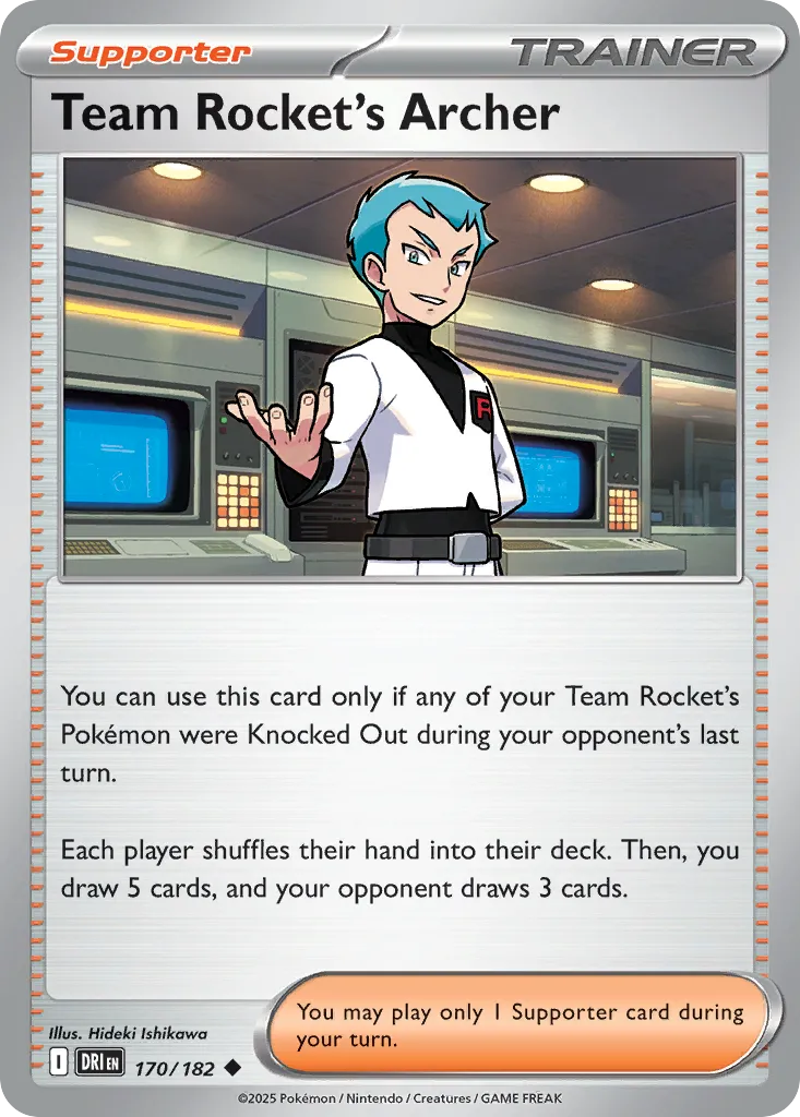 Team Rocket's Archer card image