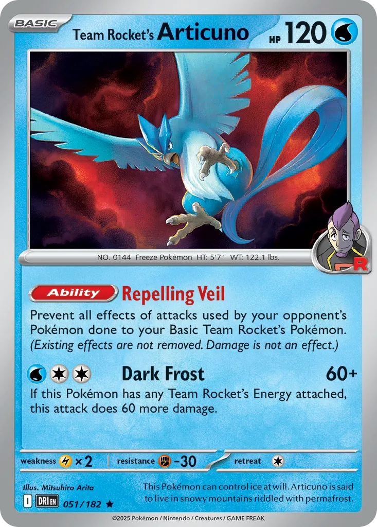 Team Rocket's Articuno card image