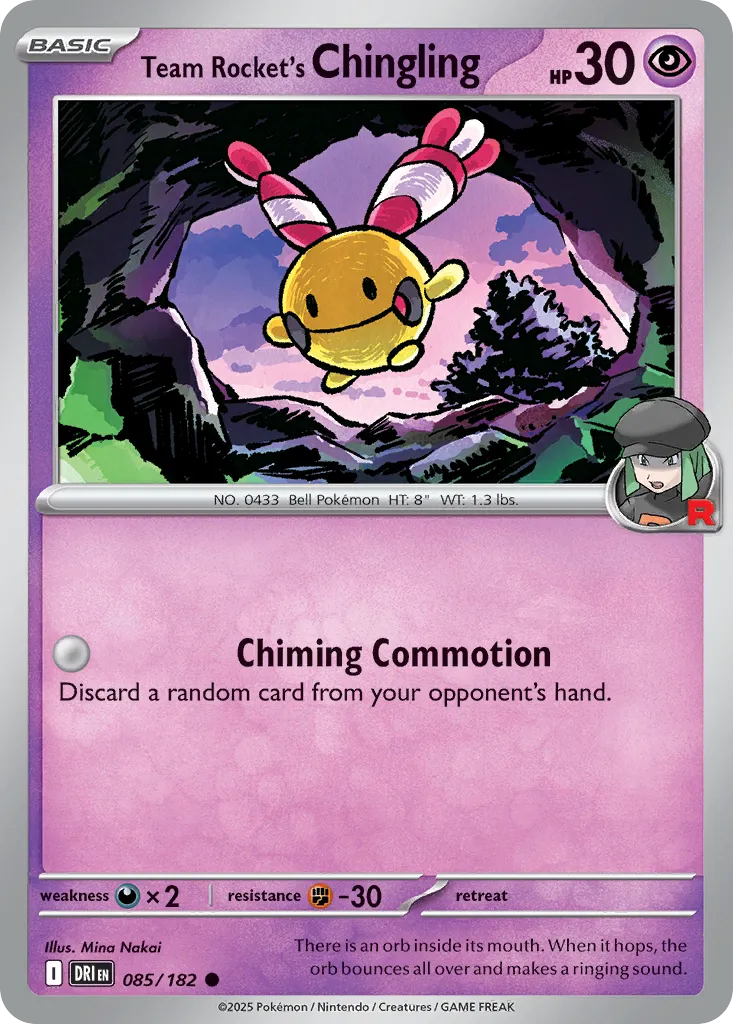 Team Rocket's Chingling card image
