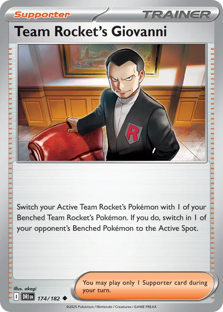 Team Rocket's Giovanni card image