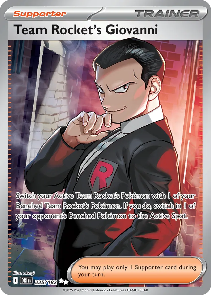 Team Rocket's Giovanni card image