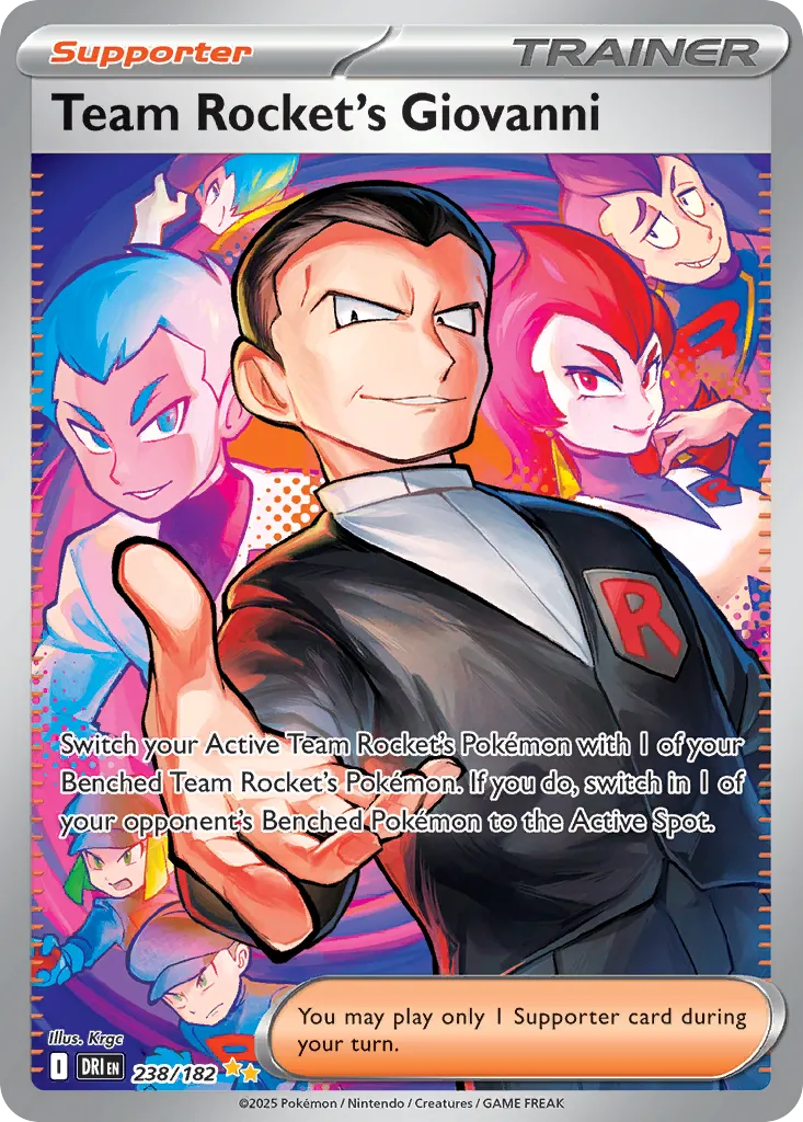 Team Rocket's Giovanni card image