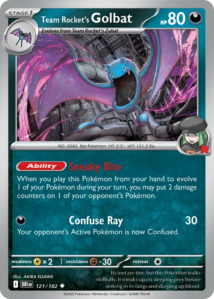 Team Rocket's Golbat card image