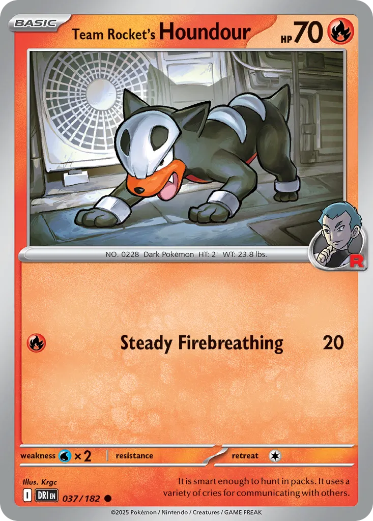 Team Rocket's Houndour card image