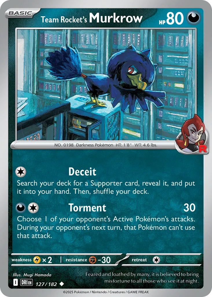 Team Rocket's Murkrow card image
